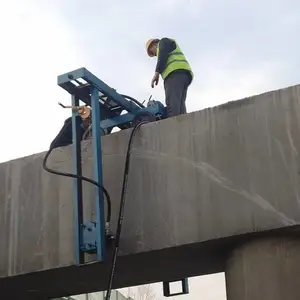 定做框架式可升降凿毛机 梁场空心板预制箱梁凿毛机 盖梁加宽凿毛机厂家
