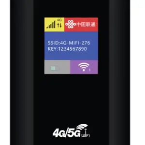 ZAPO彩屏4G路由LTE便捷车载WIFI插SIM卡全频移动MIFI可插卡电池款