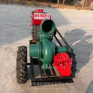 手推大流量喷灌泵 耐磨农用灌溉泵 柴油抽水泵