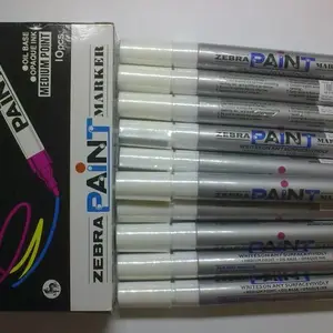 正品日本进口斑马牌漆油笔 ZEBRA PAINT MARKER油漆笔