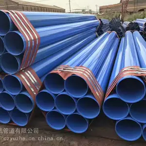 供应三层聚乙烯防腐钢管 3pe螺旋防腐钢管 2pe钢管防腐