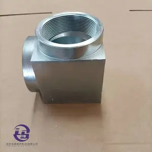 龙犇 高压锻造方形弯头 七氟丙烷 二氧化碳 IG541 气体灭火消防管件