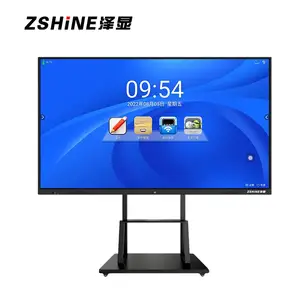 泽显100英寸安卓版会议平板 4K超高清交互式电子白板 ZX-CM1000