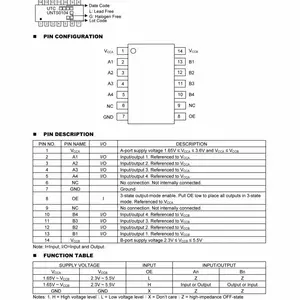 代理商供应 UNTS0104 UTC友顺 双电源平移收发器IC
