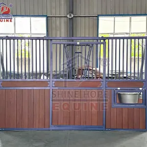 马场马厩 欣和骏 私人定制马房 热镀锌竹板 马厩 马术俱乐部马栏