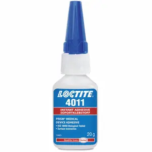 乐泰快干胶LOCTITE 4011 低粘度粘接表面敏感型透明酸性材料20g