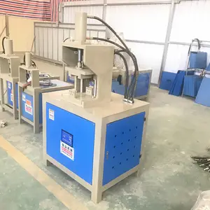 方管90度切角机一次成型 45度切角机厂家门框方框90度冲角机