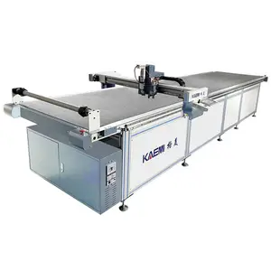 格美3016DK5型单层裁床,多种适配刀具适应切割各种柔性(皮革、海绵、颗粒绒等)