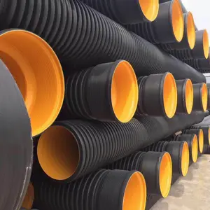 重庆行情双壁波纹管/钢带缠绕管/电力管生产工艺1560-8300-188