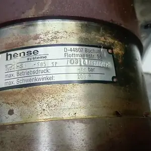 德国hense-systeme回转电机 HSG 02 SP用于轮胎制造行业