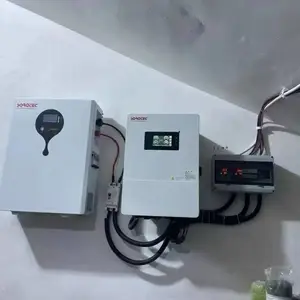 家庭储能锂电池系统索瑞德6KW低压混网逆变器加5度电储能电池系统