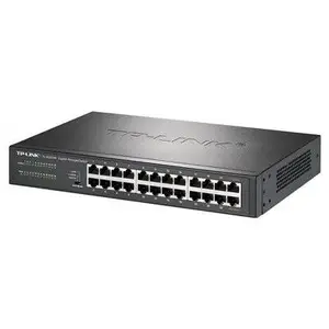 TP-LINK24口千兆交换机16孔TL-SG2024D企业10路vlan汇聚监控专用