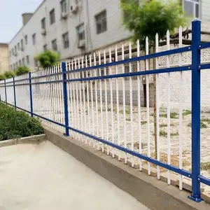 锌钢栅栏护栏工厂批发 两横梁围栏围墙防护栏杆