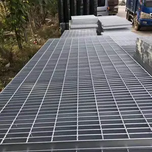 格栅板排水沟钢格栅集水井热镀锌323-40-100钢格板
