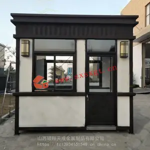 高速公路钢结构门卫室_晋城市楼盘形象岗亭厂家价格