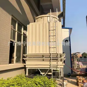供应全新逆流式低噪型机械式通风湿式方形玻璃钢冷却塔