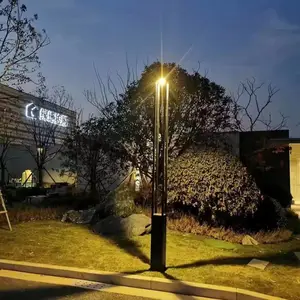 太阳能市电庭院景观灯道路灯3米3.5米4米5米园林现代简约款