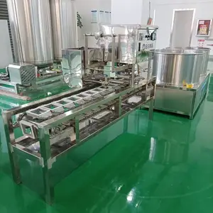 金沃小型全自动盒装内酯豆腐机封盒机