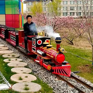 户外亲子乐园有轨游览小火车