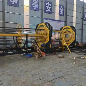 全自动钢筋笼滚焊机 整机质量好数控钢筋笼滚焊机
