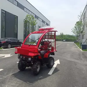 UTV450四轮消防摩托车_4×4电控景区古城消防摩托车市场价手抬泵细水雾灭火