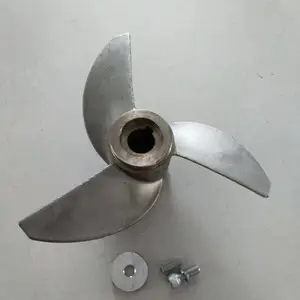 铸件式潜水搅拌机叶轮 铸304不锈钢叶轮 320mm潜水搅拌器叶轮