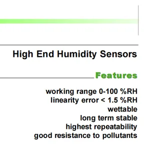 E+E�����HC101ʪ�ȴ��������ȸ�1.8%RHʪ������оƬһ���Ը�