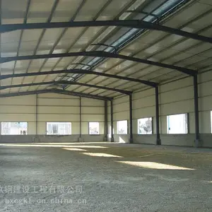 成都彩钢钢结构简易厂房 库房搭建 彩钢雨棚料仓雨棚