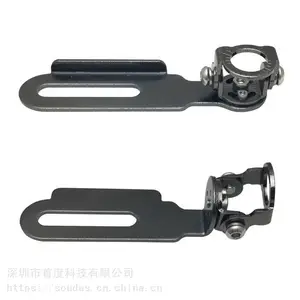 GABIL摩托车牌天线固定座 对讲机馈线天线不锈钢夹边 小汽车牌夹