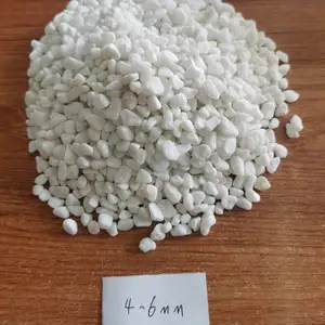 ���հ�ɫĥԲˮϴʯ-��ճ��ɫ��ʯ4-6����-·��װ��ĥԲ��ɫ��ʯ