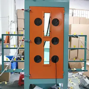 手动型玻璃喷砂机无尘环保玻璃喷砂机小型工艺玻璃打沙机设备玻璃
