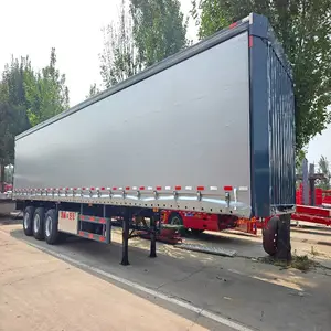 骨架式集装箱半挂车 平板集装箱半挂车 出口定制半挂车 侧帘翼开启半挂车