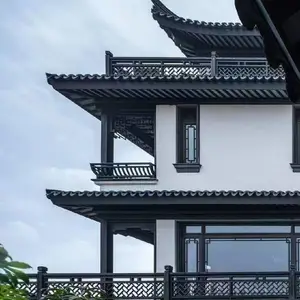 中式别墅古建四合院寺庙门窗定制厂家思卓鲁班