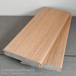 sambo森保塑木泳池码头防腐防水塑木地板海滩度假区休闲塑木凉亭塑木屋广场平台公园塑木护栏花箱
