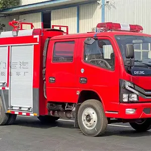 国六东风小型2.5吨水罐消防车 内藏式罐体