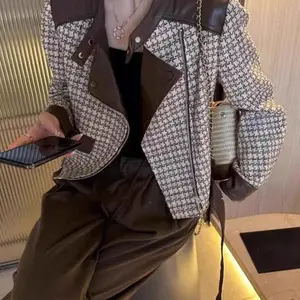 法式小香风短款外套女装春秋设计感名媛气质小个子开衫上衣