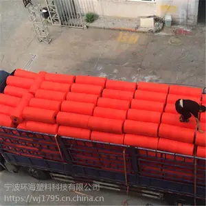 PE高分子水上拦污栅 塑料材质拦汛网浮排介绍