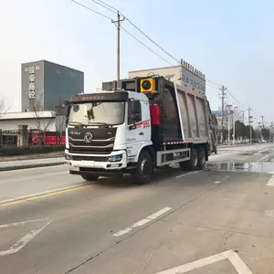 东风新汽D3L后双桥26-28方压缩式垃圾车