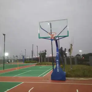 湖南衡阳体育局选择移动篮球架的好处给力体育讲解