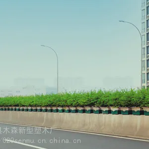 陕西西安玻璃钢道路立交桥高速路悬挂玻璃钢树脂花盆