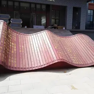 广场大型摆件 公园景观小品 不锈钢雕塑定制 免费深化