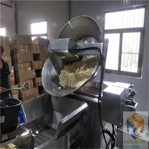 虎皮鸡爪油炸机 省油省电自动搅拌油炸设备