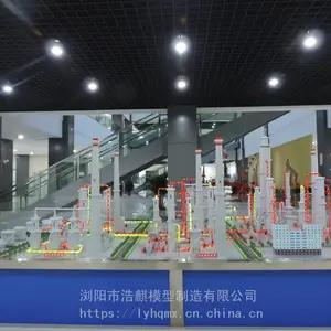 炼油厂沙盘模型 湖南亚克力材质定制石化装置模型