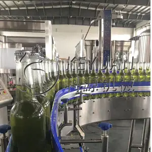 全自动玻璃瓶果味汽水生产线设备 碳酸饮料灌装机DGF-24-24-8