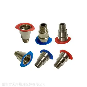 法式RPL08.1151快速接头塑胶模具运水快插铜插头TLONG五金链接