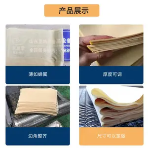 全自动豆腐皮生产线 一键式操作豆制品 豆腐皮薄厚可调节不锈钢