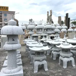 会所庭院石雕灯具 景观美化石灯笼 选新宏石材
