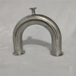 供应定做不锈钢卫生级U型焊接弯头/U型弯管