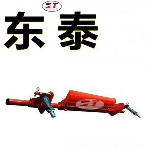 厂家定制滚筒皮带机头部一道二道聚氨酯清扫器 防爆电动滚刷清扫器