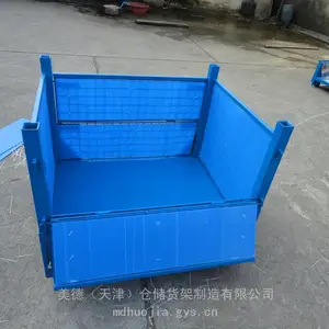 带轮仓储笼仓储铁笼仓库周转笼重型仓储笼物流笼车工厂物料存储笼